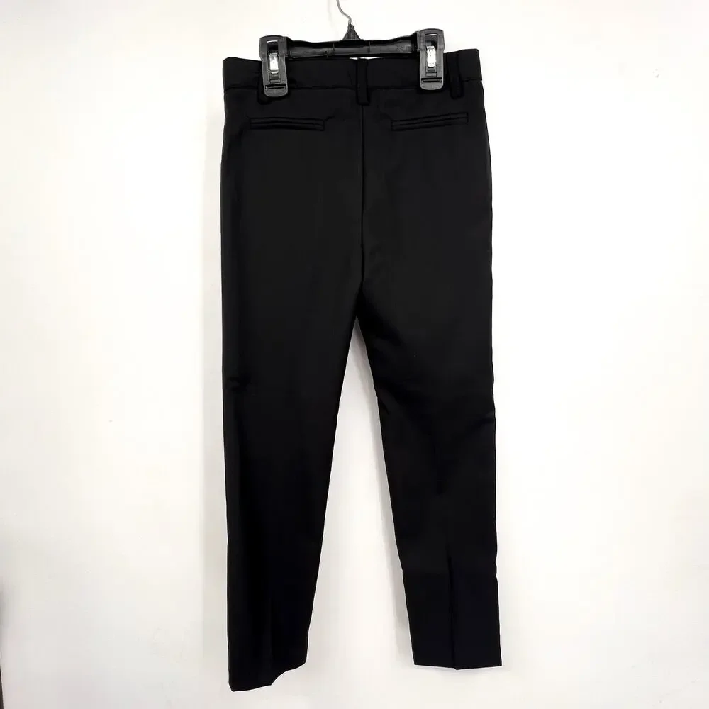 BARDOT Boys Oscar Suit Pants Size 5 XS Jet Black Solid Straight Leg NWT